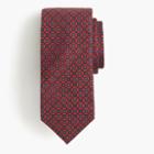 J.Crew Drake's&reg; silk tie in red geometric print