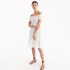 J.Crew Textured off-the-shoulder beach dress