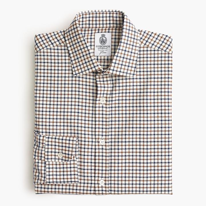 J.Crew Cordings for J.Crew shirt in rye tattersall