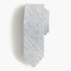 J.Crew English cotton tie in indigo ticking stripe