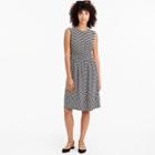 J.Crew Tall cap-sleeve dress in silk geo print