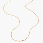 J.Crew Demi-fine 14k gold-plated long chain necklace