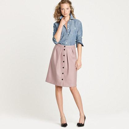 J.Crew Flair skirt in double-serge wool