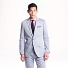 J.Crew Ludlow suit jacket in microstripe cotton