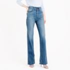 J.Crew Point Sur high-rise flare jean in Quentin wash
