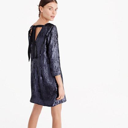 J.Crew V-back sequin dress