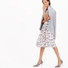 J.Crew Collection A-line skirt in dandelion floral