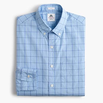 J.Crew Slim washed Thomas Mason&reg; for J.Crew shirt in windowpane