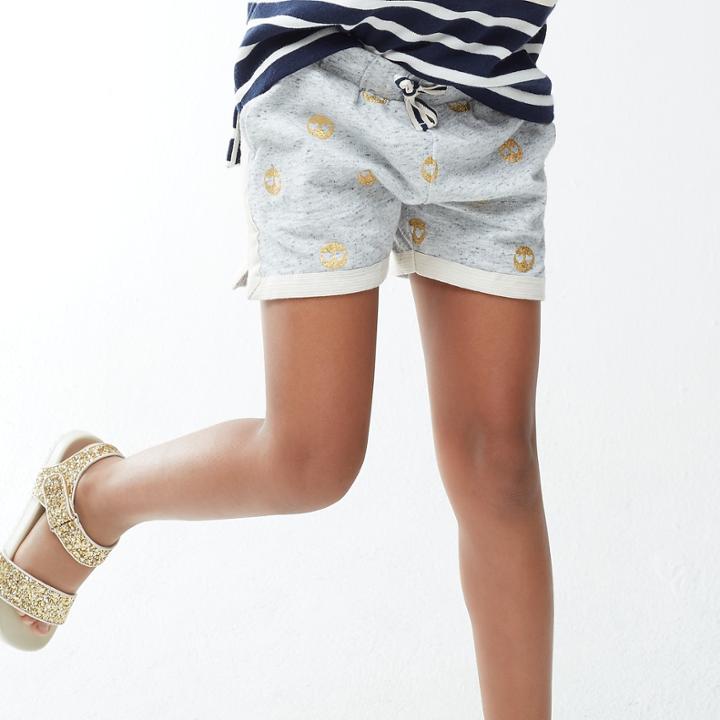J.Crew Girls' emoji pull-on short
