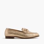 J.Crew Academy loafers in metallic leather