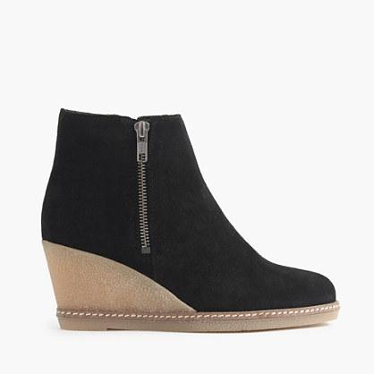 J.Crew MacAlister zip wedge boots