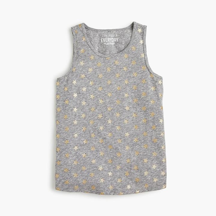 J.Crew Girls' star-spangled tank top