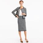 J.Crew Pencil skirt in fringy tweed