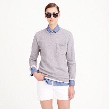 J.Crew Demylee&trade; Frankie fleece top