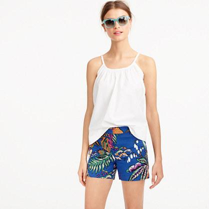 J.Crew Floral cotton short