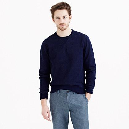J.Crew Wallace & Barnes indigo sweatshirt
