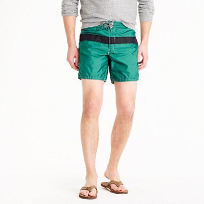 J.Crew Birdwell&reg; for J.Crew board short in dark green