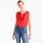 J.Crew Tall Margot top in silk