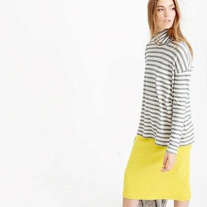 J.Crew Oversized striped turtleneck