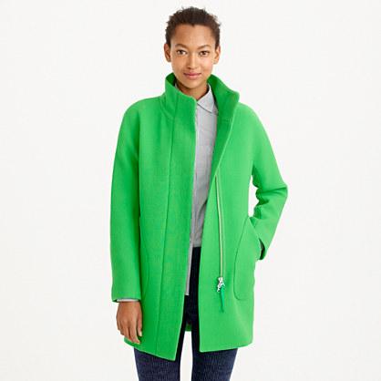 J.Crew Double-cloth patch-pocket cocoon coat