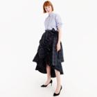 J.Crew Collection ruffle skirt in yarn-dyed plaid