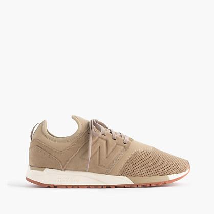 J.Crew New Balance® 247 Luxe sneakers in nubuck leather
