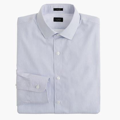 J.Crew Ludlow Slim-fit spread-collar shirt in atlantic stripe