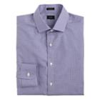 J.Crew Ludlow cotton-linen shirt in vineyard grape microgingham