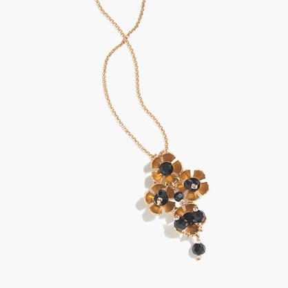 J.Crew Floral jumble pendant