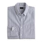 J.Crew Slim seersucker shirt in rustic blue stripe