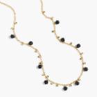 J.Crew Long crystal-and-stone necklace