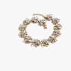 J.Crew Crystal blossom necklace