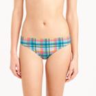 J.Crew Bikini bottom in vintage plaid