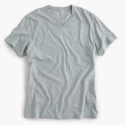 J.Crew J.Crew Mercantile Broken-in V-neck T-shirt in heather grey