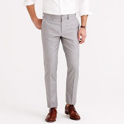J.Crew Bowery slim pant in heather cotton twill