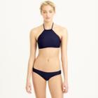 J.Crew Crop halter bikini top