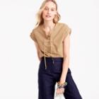 J.Crew Lace-up popover