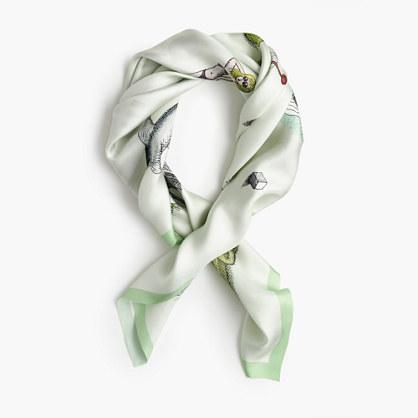J.Crew J.Crew X Pierre Le-Tan™ for Design Miami/™ square scarf