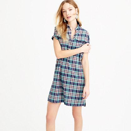 J.Crew Madras shirtdress