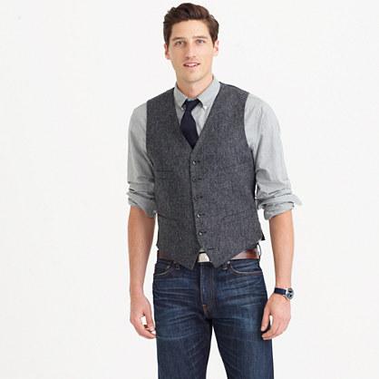J.Crew Ludlow suit vest in English wool