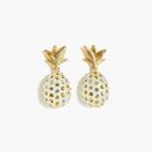 J.Crew Sparkly pineapple earrings