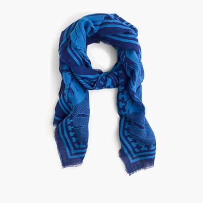 J.Crew Palm frond scarf