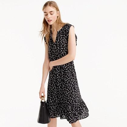 J.Crew Flutter-sleeve midi dress in daisy floral