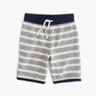 J.Crew Boys' pull-on short in heathered stripe