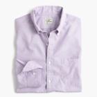 J.Crew Secret Wash shirt in purple end-on-end cotton