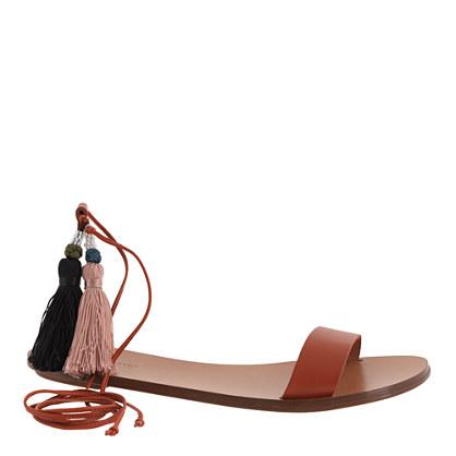J.Crew Tassel sandals