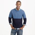 J.Crew Pieced colorblock sweatshirt