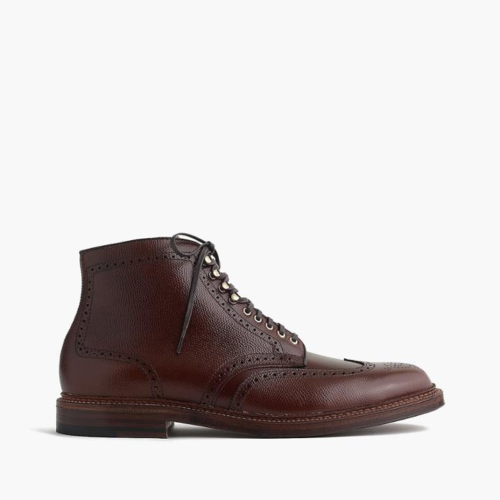 J.Crew Alden for J.Crew alpine wing tip boots