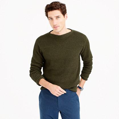 J.Crew Wallace & Barnes textured cotton-linen sweater
