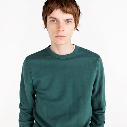 J.Crew Tall garment-dyed french terry crewneck sweatshirt